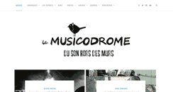 Desktop Screenshot of lemusicodrome.com
